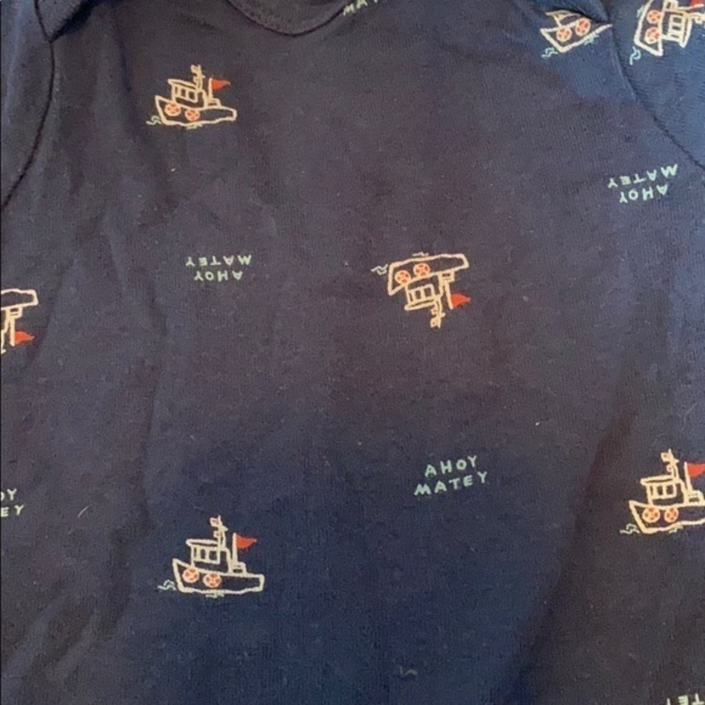 Nautical ocean bundle 3-6 months Absorba Old Navy onsies! - Picture 2 of 4